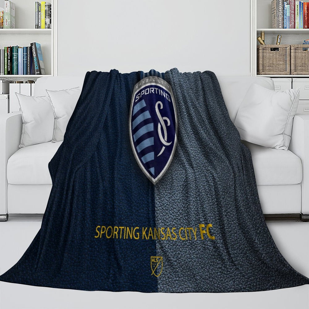 Sporting Kansas City Blanket Flannel Fleece Throw Room Decoration (Online Order Only)