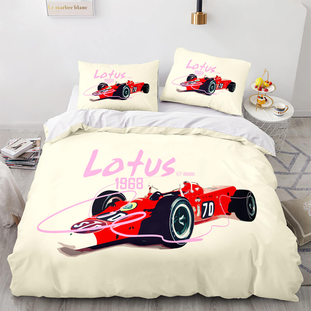 Sports Car Bedding Sets Race Car Quilt Covers Without Filler (Online Order Only)