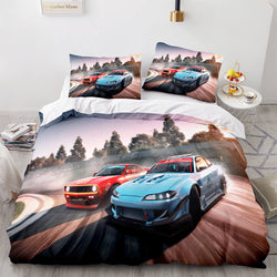 Sports Car Bedding Sets Race Car Quilt Covers Without Filler (Online Order Only)