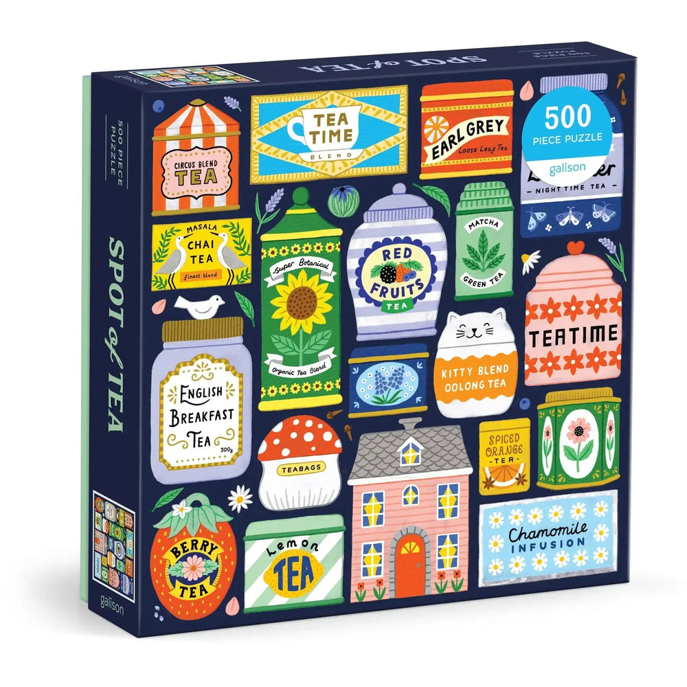 Spot of Tea 500 Piece Jigsaw Puzzle Galison (ONLINE ORDER ONLY)