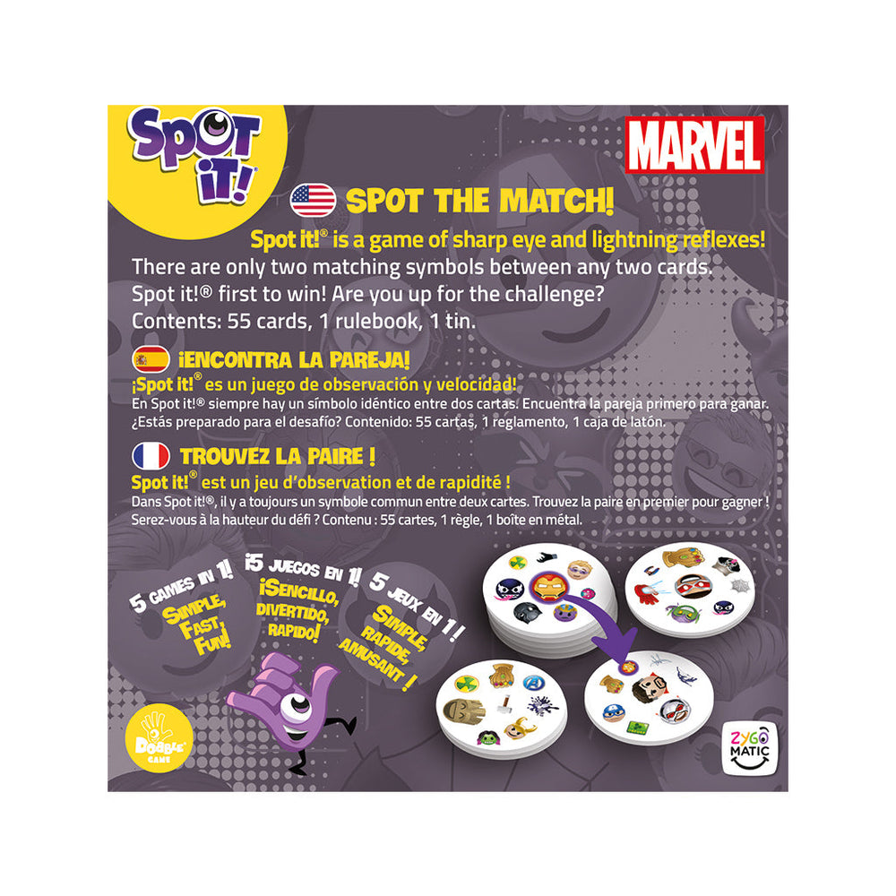 Spot it! Marvel Emojis (Eco Sleeve) (ONLINE ORDER ONLY)