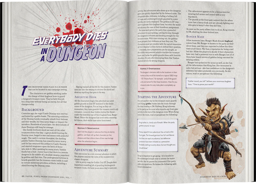 D&D 5E: Faster, Purple Worm! Everybody Dies - Vol. 1 (ONLINE ORDER ONLY)