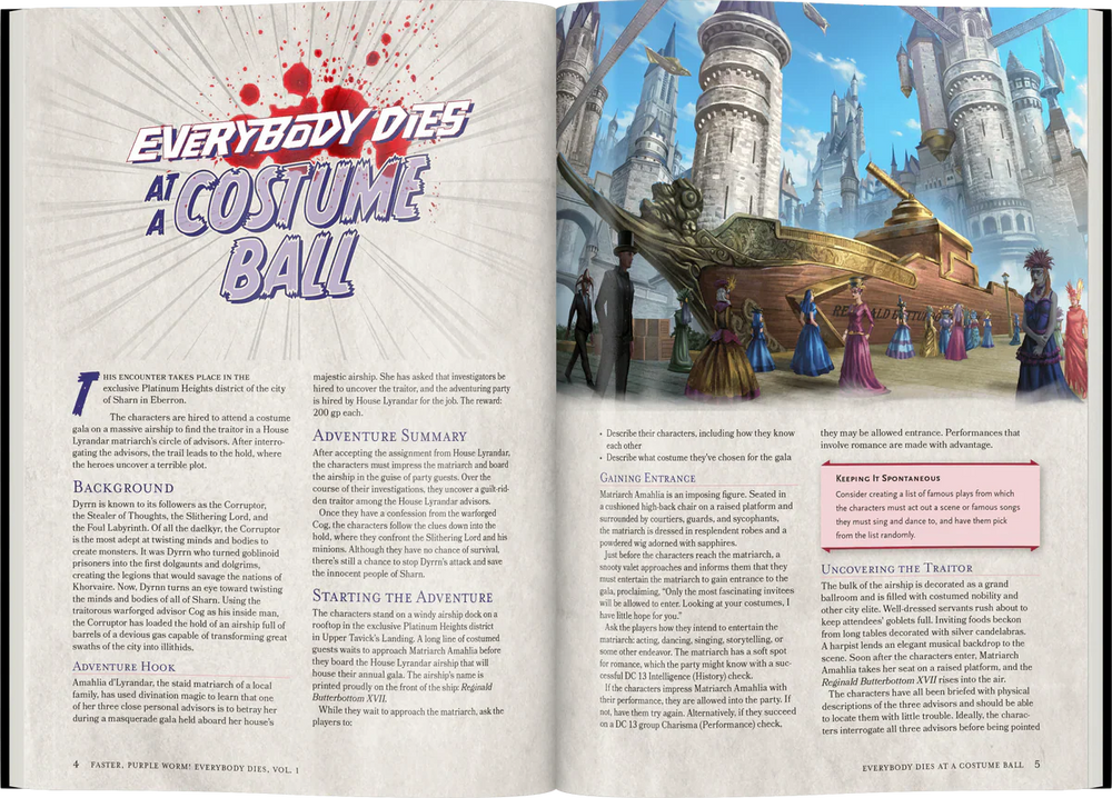 D&D 5E: Faster, Purple Worm! Everybody Dies - Vol. 1 (ONLINE ORDER ONLY)