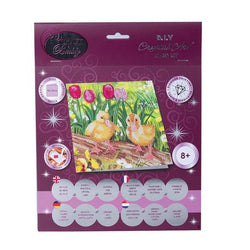 Spring Chicks Crystal Art Card Kit Craft Buddy (ONLINE ORDER ONLY)