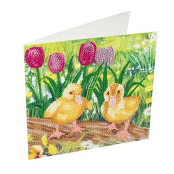 Spring Chicks Crystal Art Card Kit Craft Buddy (ONLINE ORDER ONLY)