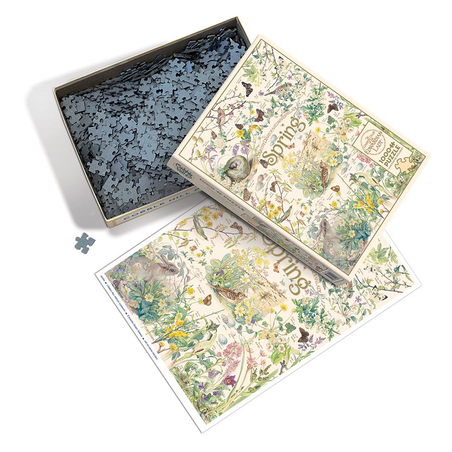 Spring Country Diary 1000 Piece Jigsaw Puzzle Cobble Hill (ONLINE ORDER ONLY)