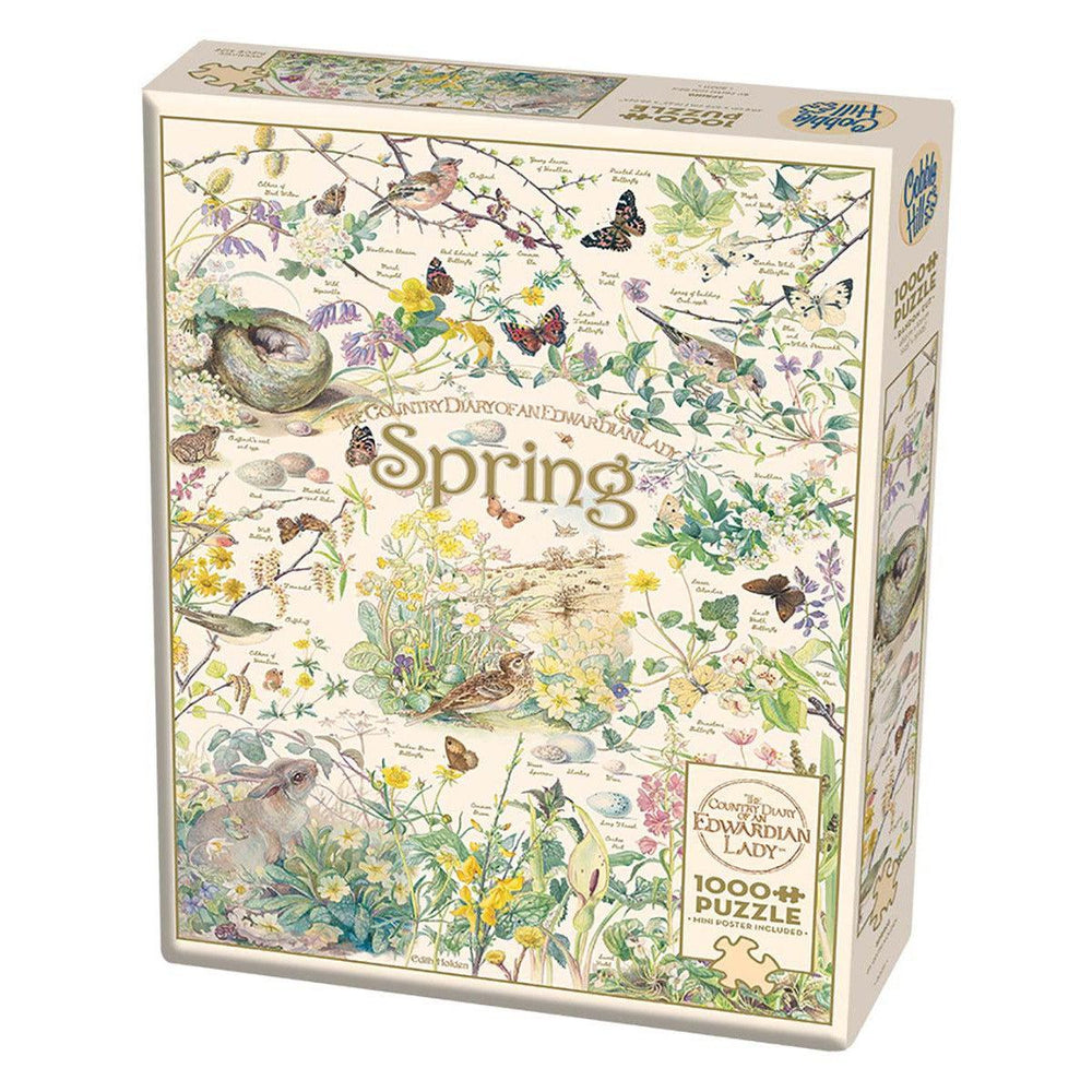 Spring Country Diary 1000 Piece Jigsaw Puzzle Cobble Hill (ONLINE ORDER ONLY)