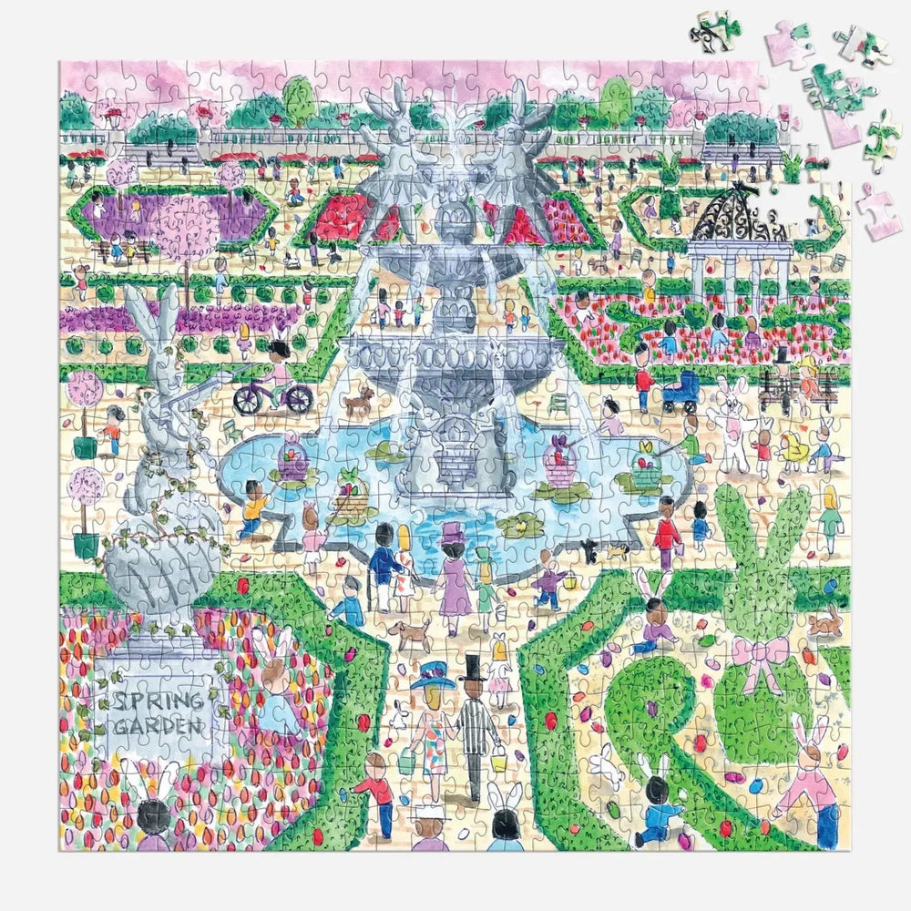 Spring Egg Hunt 500 Piece Jigsaw Puzzle Galison