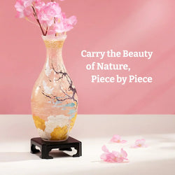 Spring Symphony Vase 160 Piece 3D Plastic Jigsaw Puzzle PieceRelax