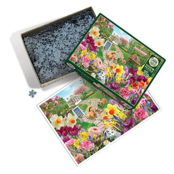 Springtime Frolic 1000 Piece Jigsaw Puzzle Cobble Hill