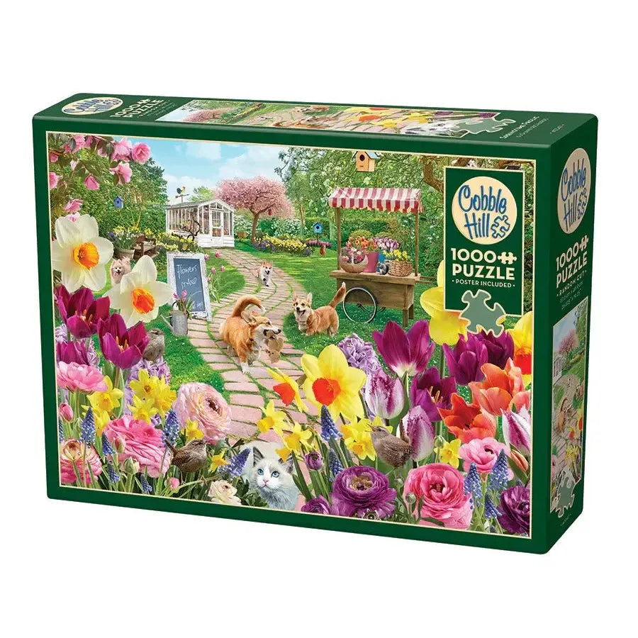 Springtime Frolic 1000 Piece Jigsaw Puzzle Cobble Hill