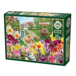 Springtime Frolic 1000 Piece Jigsaw Puzzle Cobble Hill