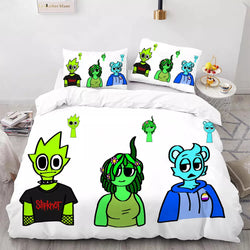 Sprunki Oren Wenda Bedding Set Pattern Kids Quilt Cover Without Filler (Online Order Only)