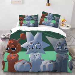 Sprunki Oren Wenda Bedding Set Pattern Kids Quilt Cover Without Filler (Online Order Only)