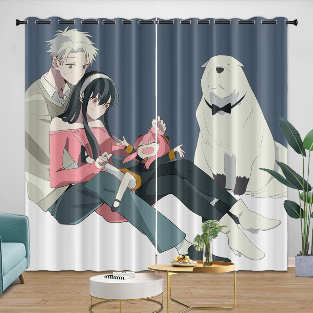Spy X Family Curtains Kids Blackout Window Drapes (Online Order Only)