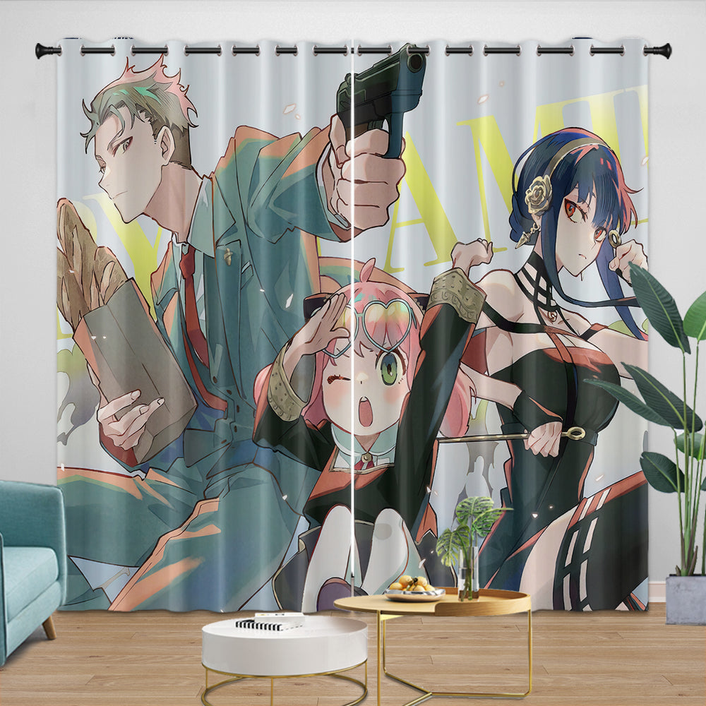 Spy X Family Curtains Kids Blackout Window Drapes (Online Order Only)