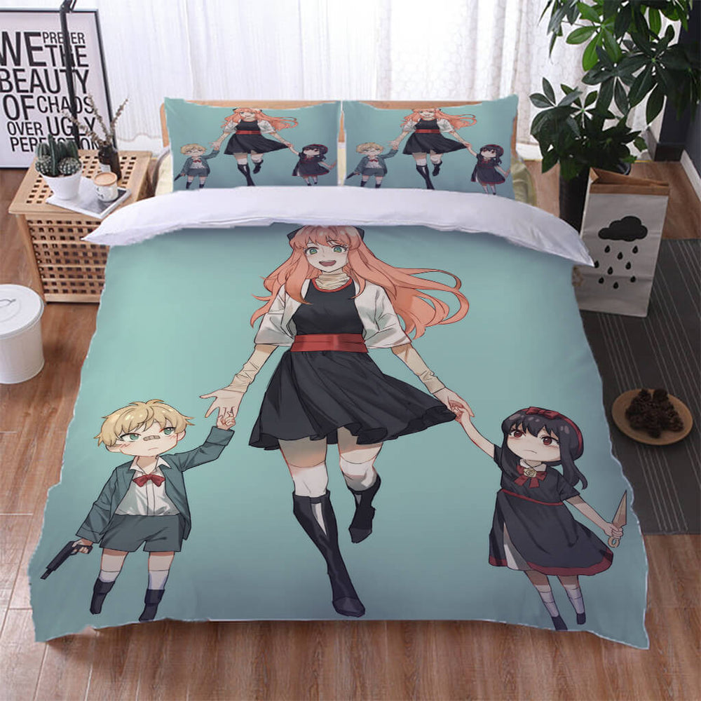 Spy x Family Bedding Set Quilt Covers Without Filler (Online Order Only)
