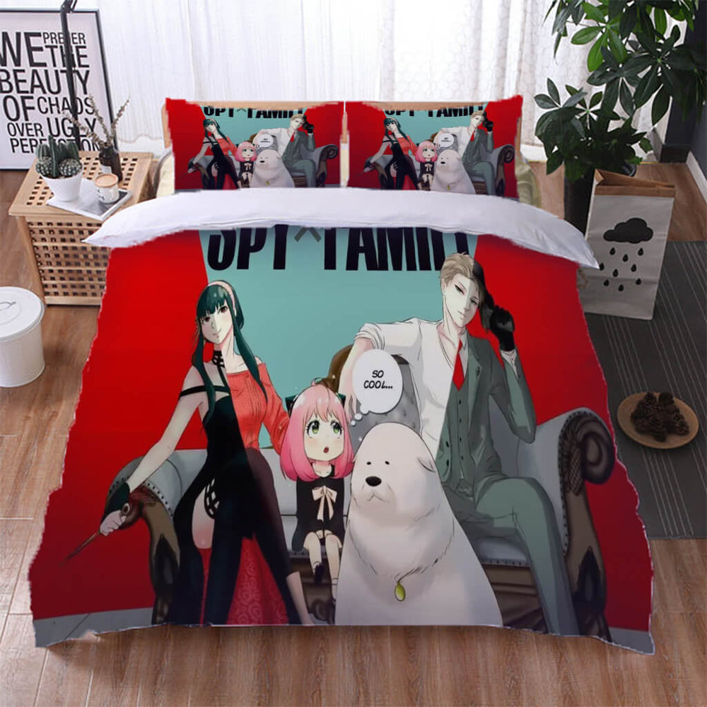 Spy x Family Bedding Set Quilt Covers Without Filler (Online Order Only)