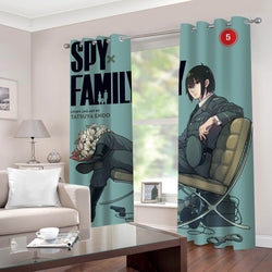 Spy x Family Curtains 2 Panels Blackout Window Drapes for Room Decoration (Online Order Only)