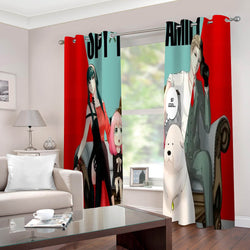Spy x Family Curtains Cosplay Blackout Window Drapes for Room Decoration (Online Order Only)