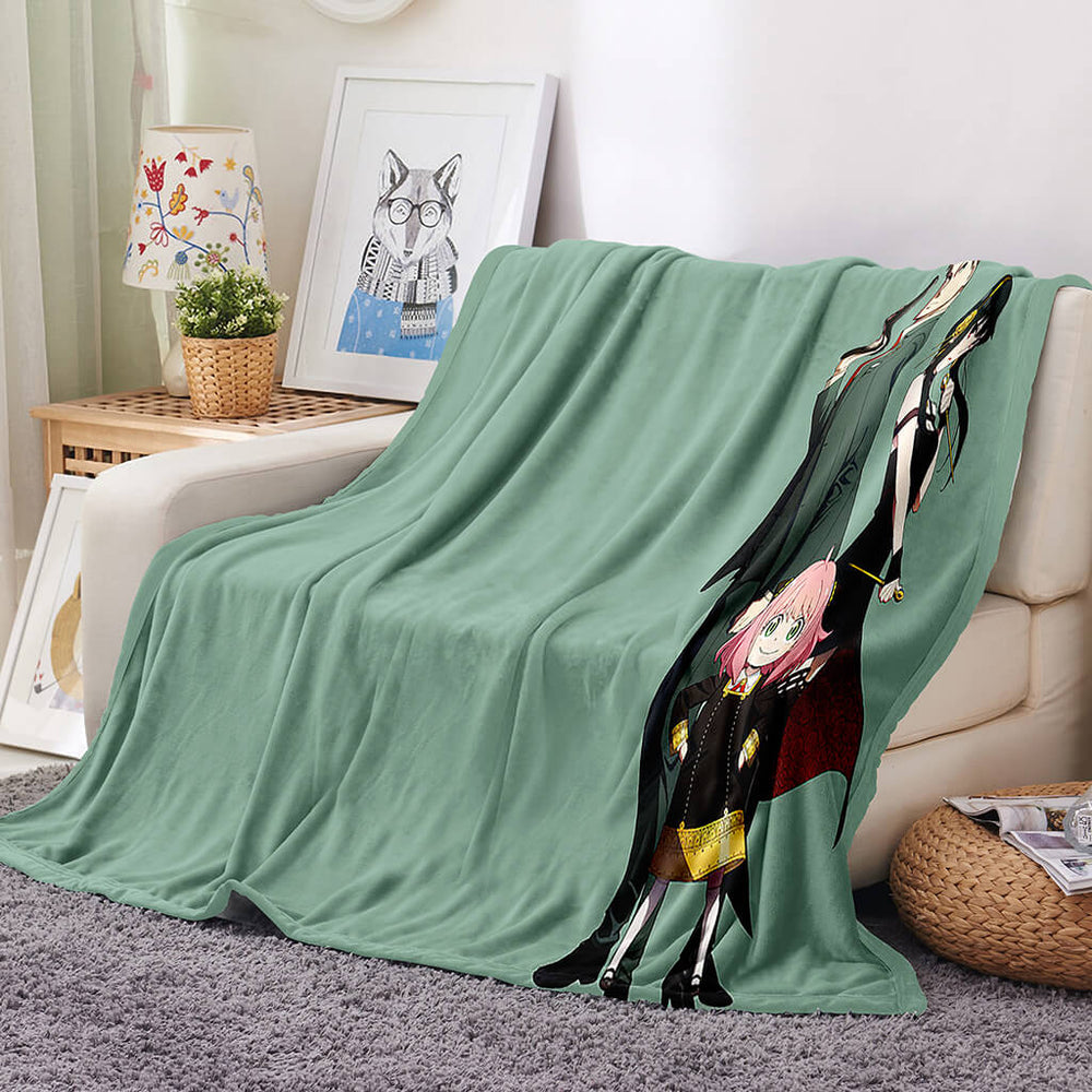 Spy x Family Flannel Fleece Blanket Throw Cosplay Blanket Decoration (Online Order Only)
