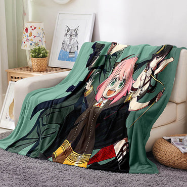 Spy x Family Flannel Fleece Blanket Throw Cosplay Blanket Decoration (Online Order Only)