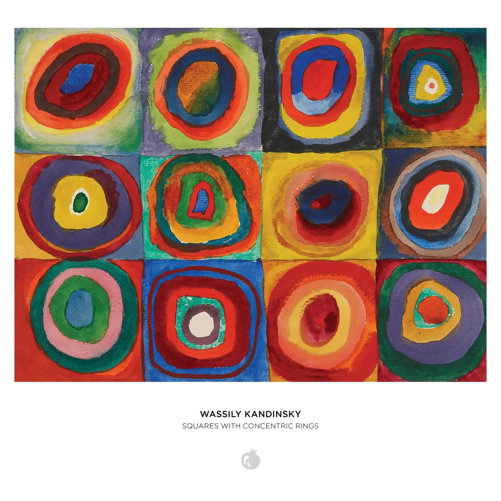 Squares with Concentric Rings 500 Piece Jigsaw Puzzle Pomegranate (ONLINE ORDER ONLY)