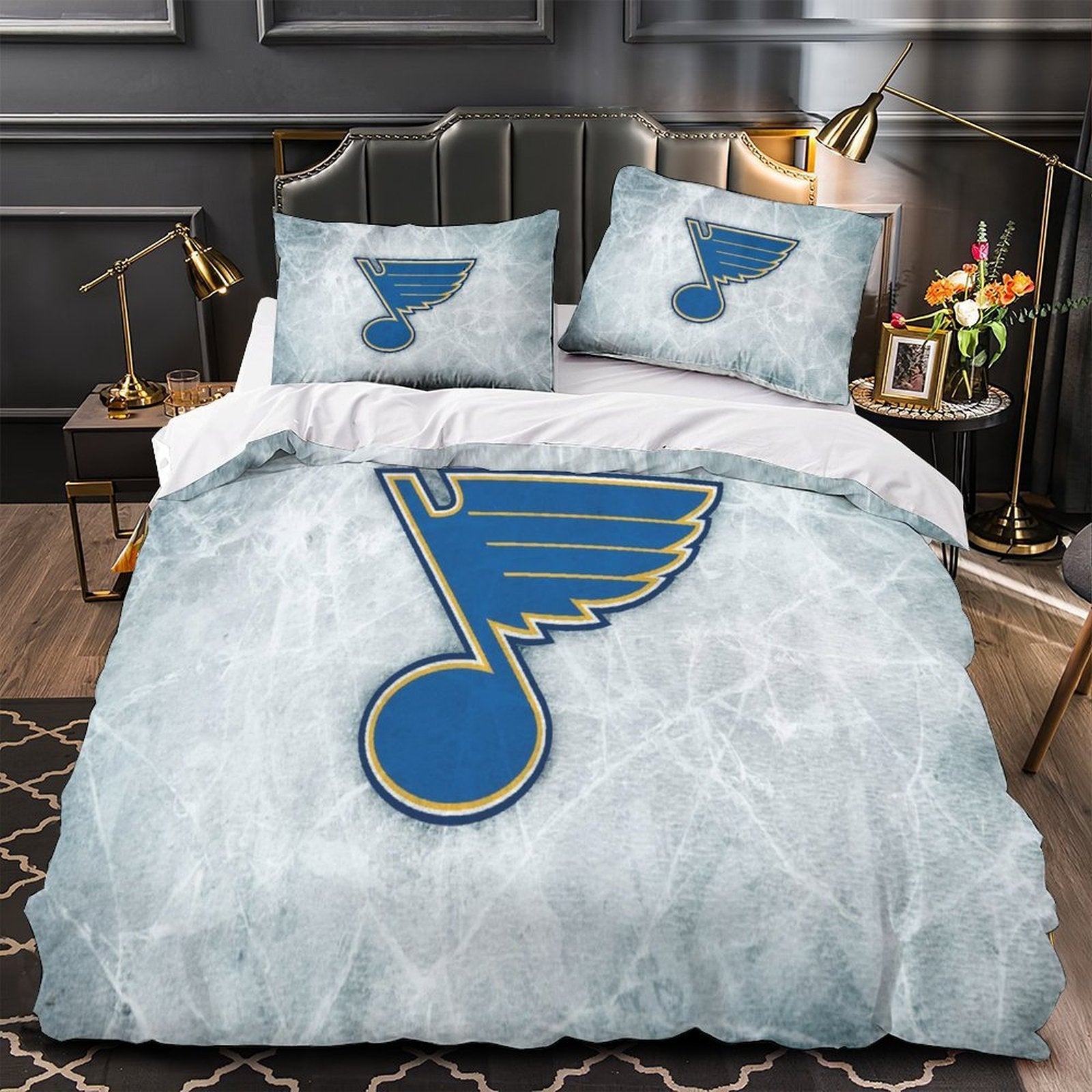 St. Louis Blues Bedding Set Quilt Duvet Cover Without Filler (Online Order Only)