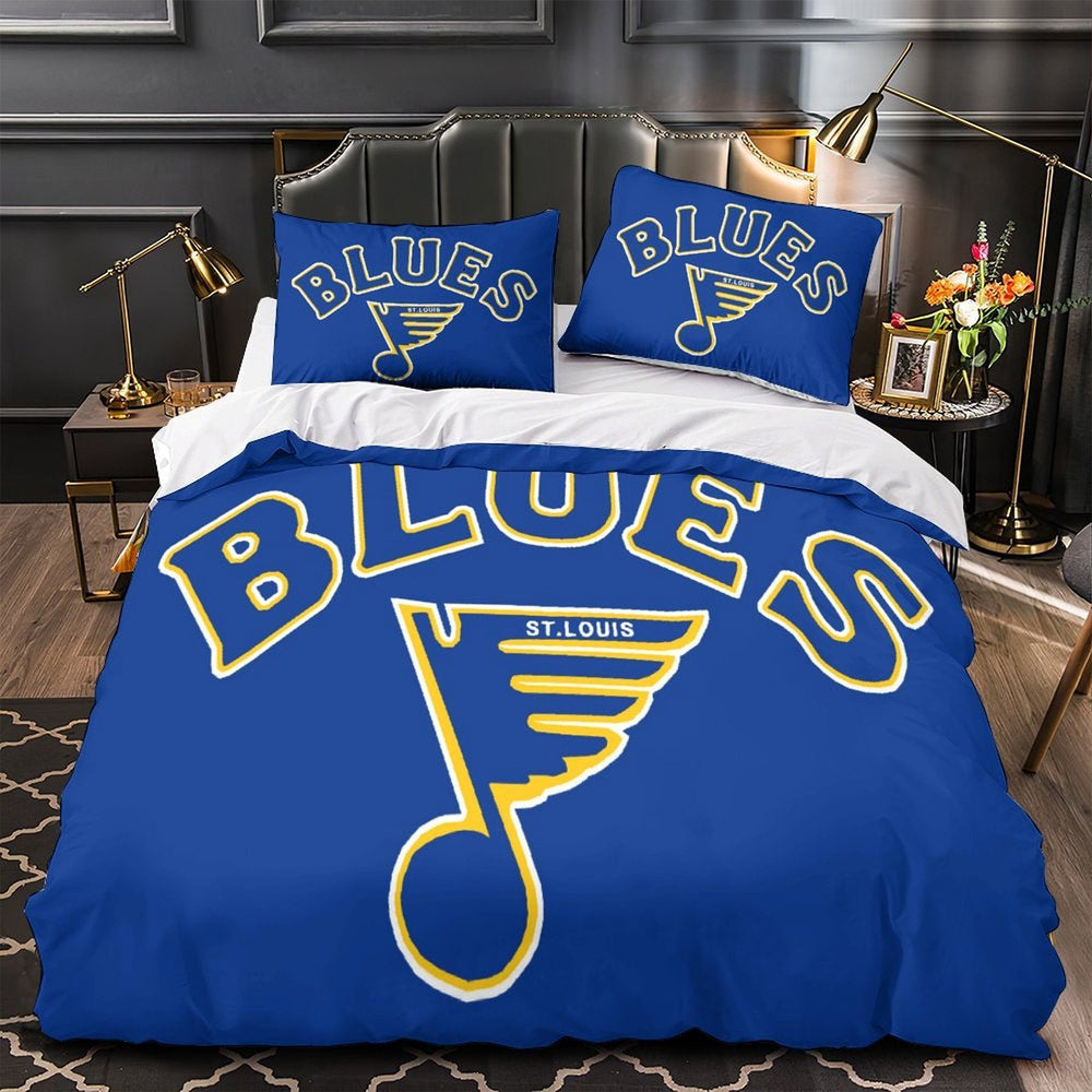 St. Louis Blues Bedding Set Quilt Duvet Cover Without Filler (Online Order Only)
