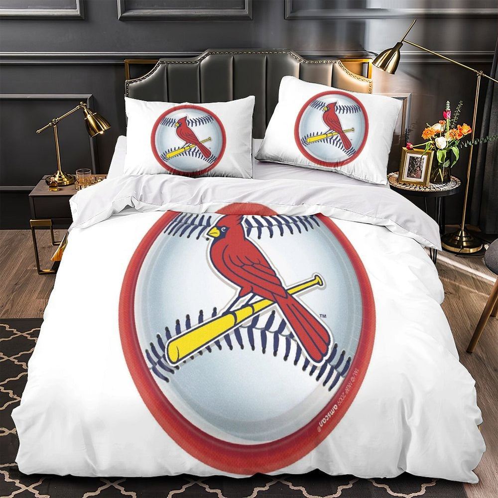 St. Louis Cardinals Bedding Set Quilt Cover Without Filler (Online Order Only)