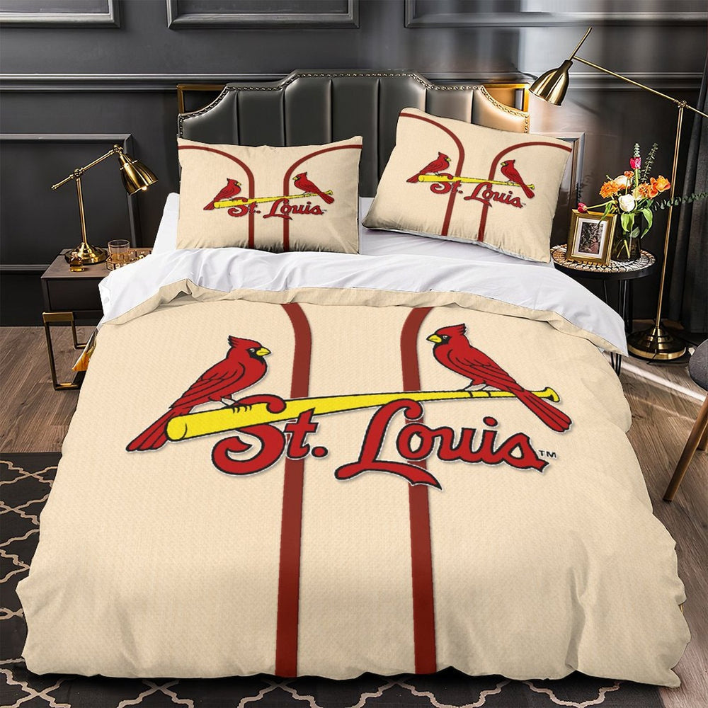 St. Louis Cardinals Bedding Set Quilt Cover Without Filler (Online Order Only)