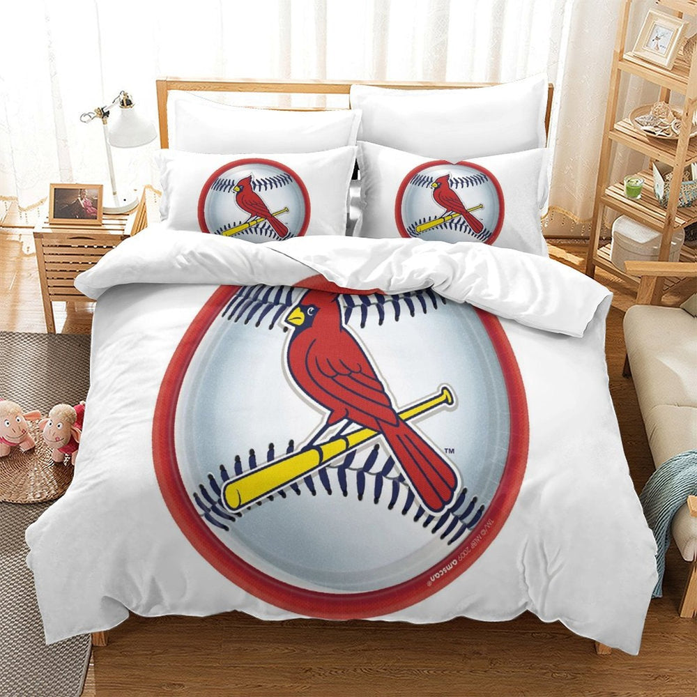 St. Louis Cardinals Bedding Set Quilt Cover Without Filler (Online Order Only)