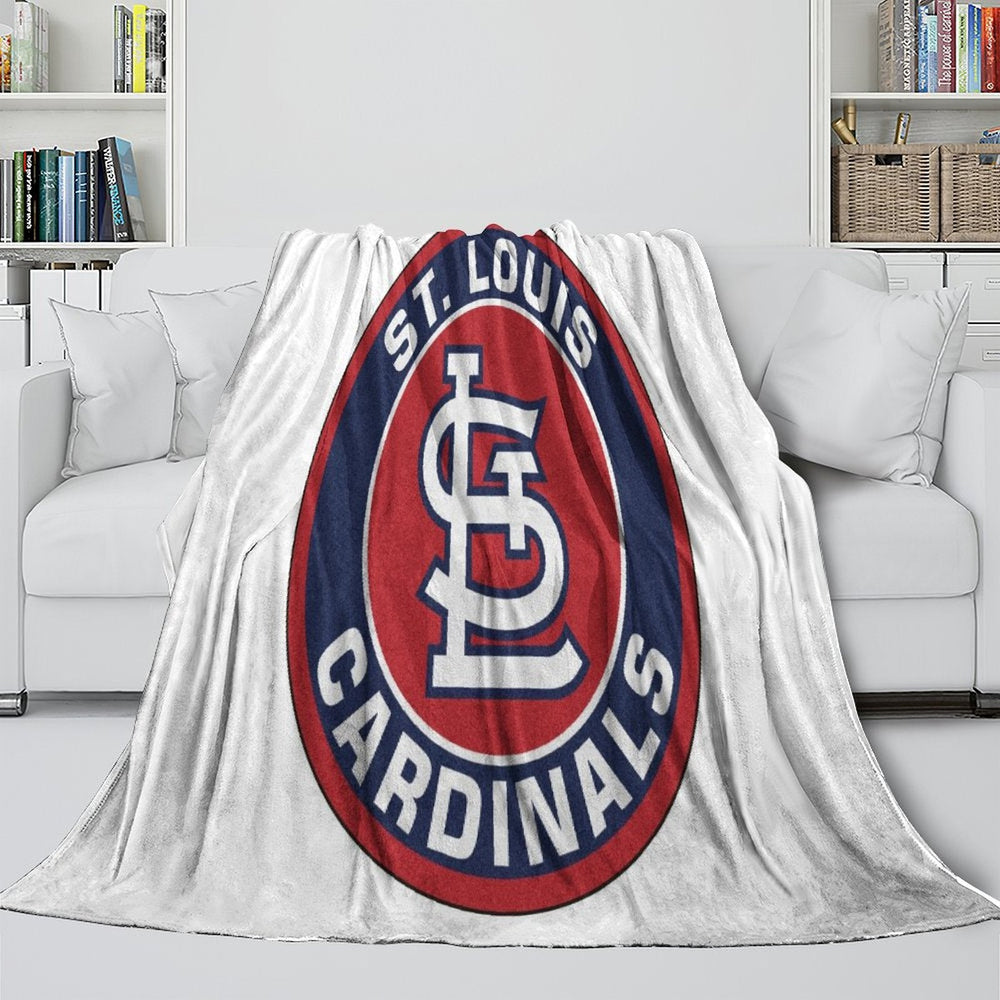 St. Louis Cardinals Blanket Flannel Throw Room Decoration (Online Order Only)