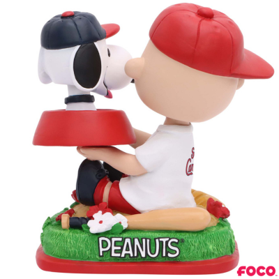 Charlie Brown & Snoopy Peanuts Dual Mini Bighead MLB Bobbleheads (ONLINE ORDER ONLY)