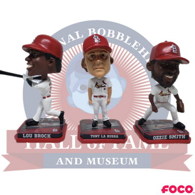 St. Louis Cardinals Mini Set of 3 Legends Bobbleheads (ONLINE ORDER ONLY)