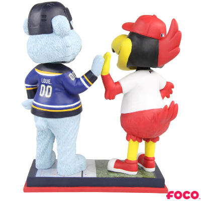 Fredbird and Louie St. Louis Cardinals and Blues High Five Bobblehead (ONLINE ORDER ONLY)