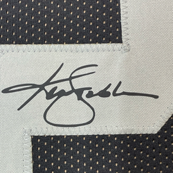 Framed Facsimile Autographed Ken Stabler 35x39 Oakland Las Vegas Black Reprint Laser Auto Football Jersey (ONLINE ORDER ONLY)