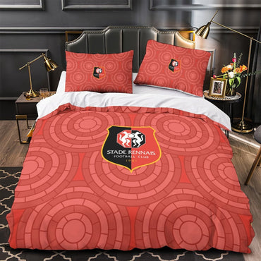Stade Rennais Football Club Bedding Set Quilt Cover Without Filler (Online Order Only)