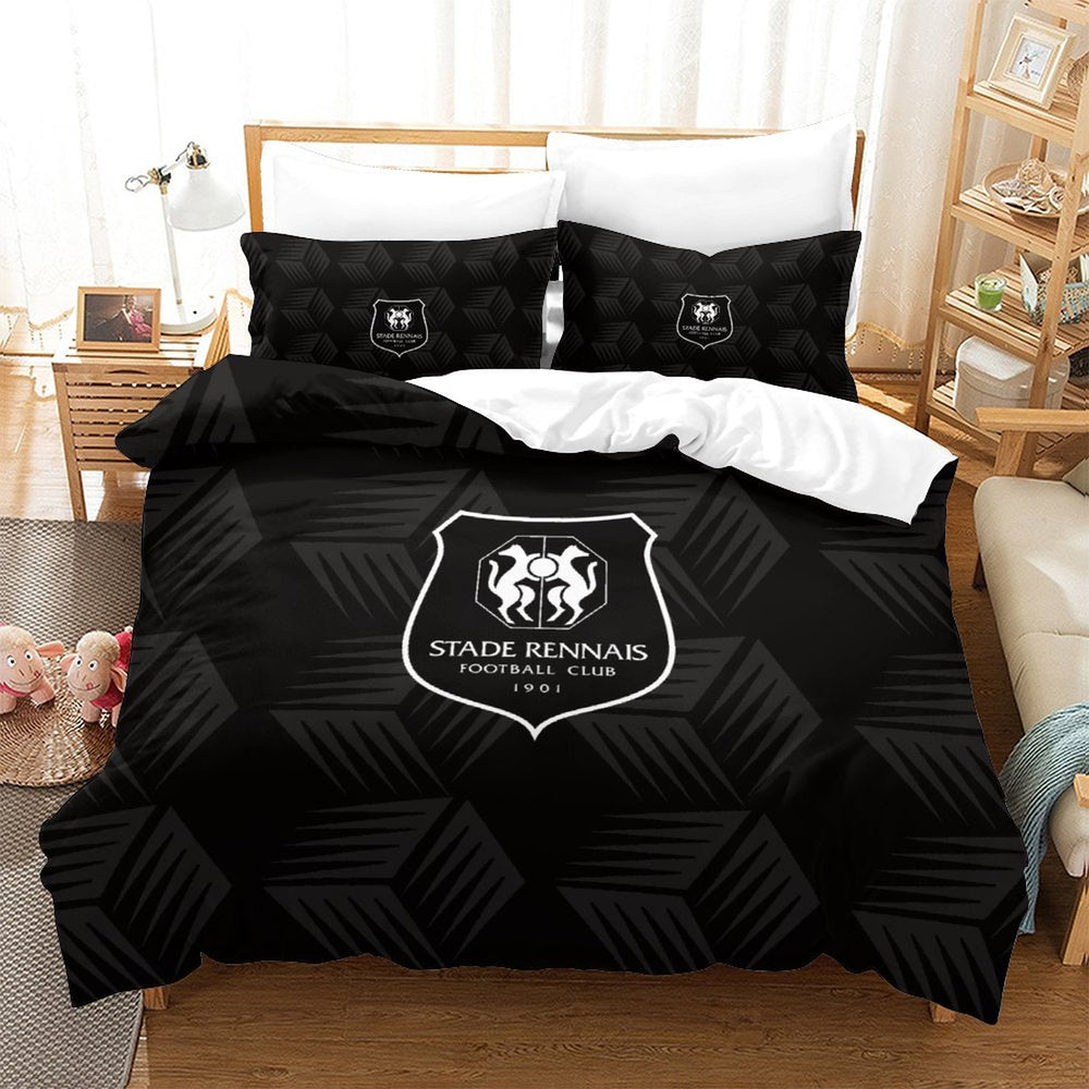 Stade Rennais Football Club Bedding Set Quilt Cover Without Filler (Online Order Only)
