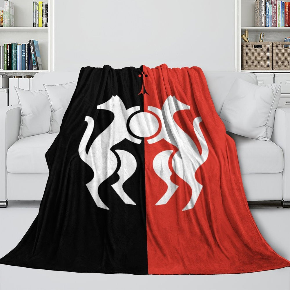 Stade Rennais Football Club Blanket Flannel Throw Room Decoration (Online Order Only)