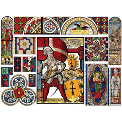 Stained Glass 1000 Piece Jigsaw Puzzle NYPC (ONLINE ORDER ONLY)