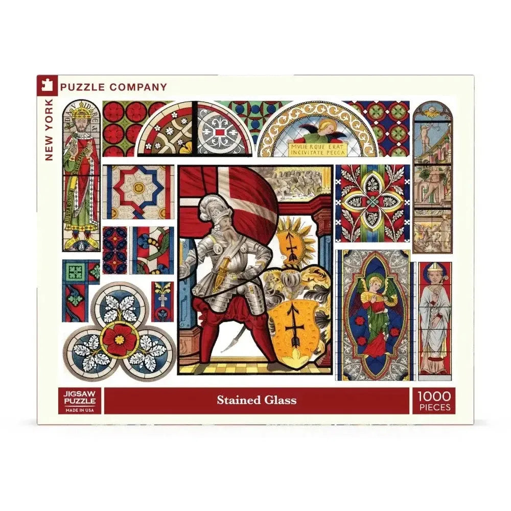 Stained Glass 1000 Piece Jigsaw Puzzle NYPC (ONLINE ORDER ONLY)