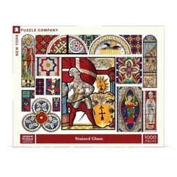 Stained Glass 1000 Piece Jigsaw Puzzle NYPC (ONLINE ORDER ONLY)