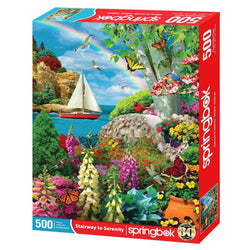 Stairway to Serenity 500 Piece Jigsaw Puzzle Springbok
