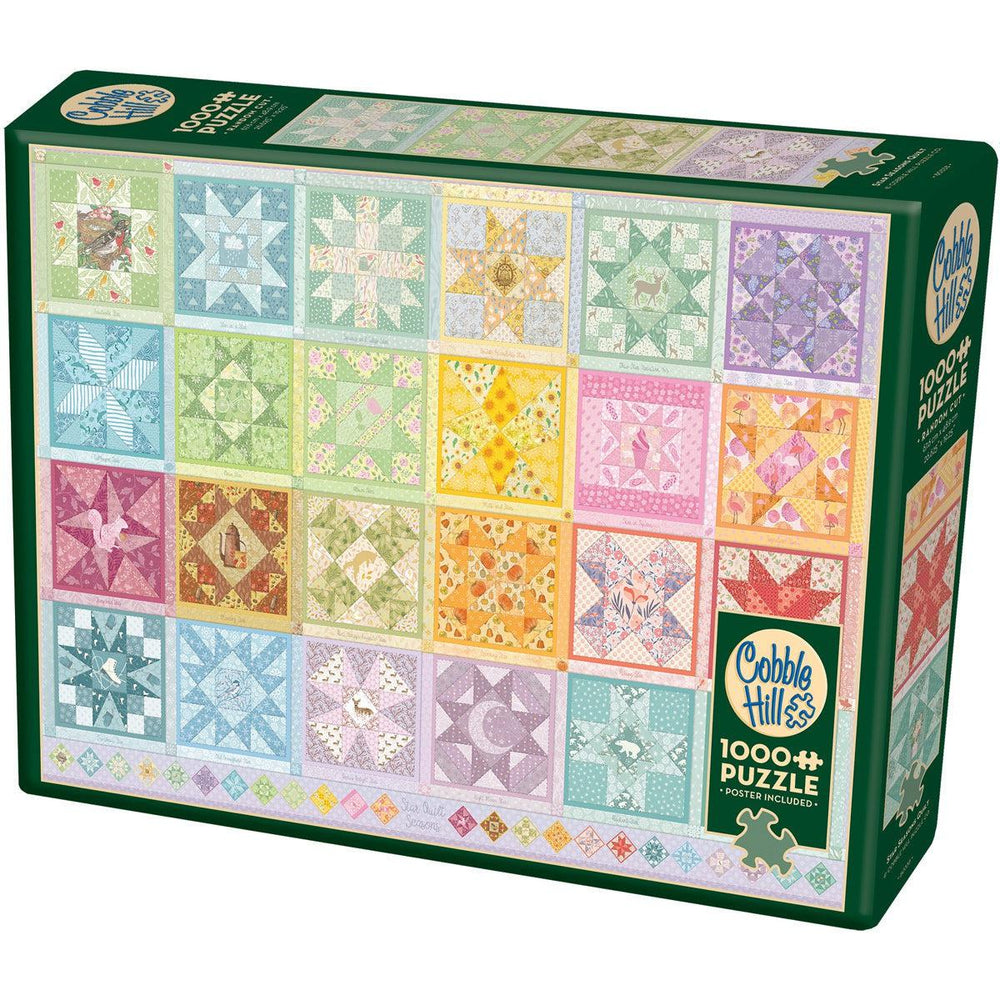 Star Seasons Quilt 1000 Piece Jigsaw Puzzle Cobble Hill (ONLINE ORDER ONLY)