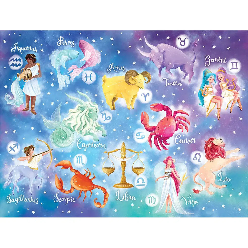 Star Signs 500 Piece Glow in the Dark Jigsaw Puzzle Parragon (ONLINE ORDER ONLY)