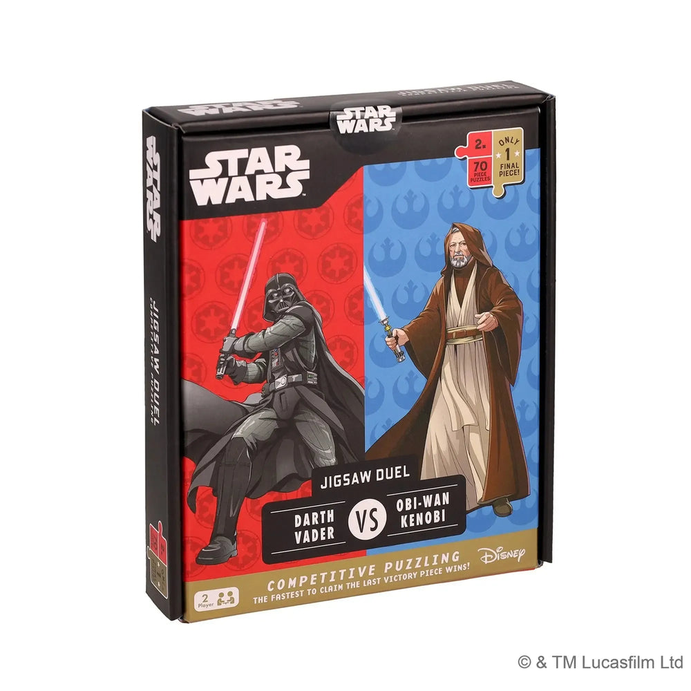 Star Wars Kenobi vs. Vader Set of 2 70 Piece Jigsaw Duel Puzzles Ridley (ONLINE ORDER ONLY)