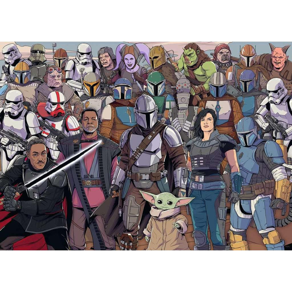Star Wars Mandalorian Challenge 1000 Piece Jigsaw Puzzle Ravensburger
