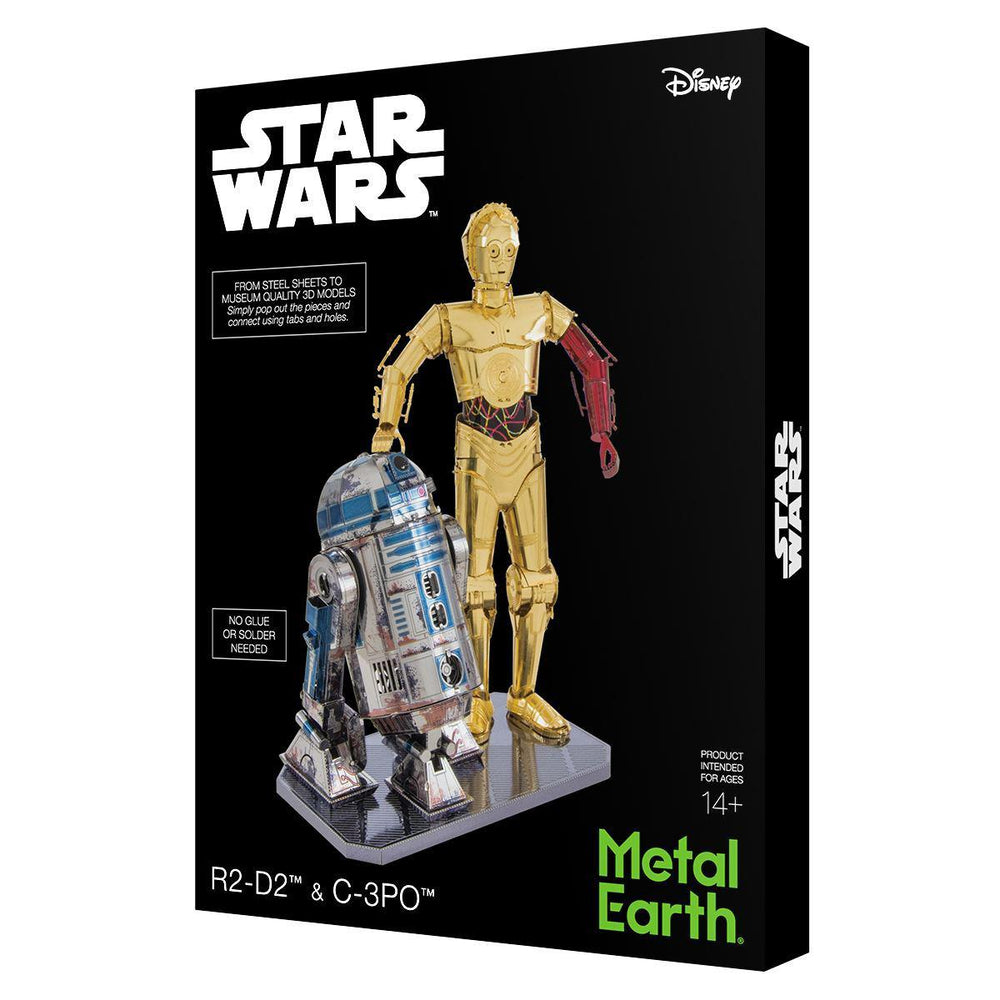 Star Wars R2-D2 and C-3PO Deluxe 3D Steel Model Kit Metal Earth (ONLINE ORDER ONLY)