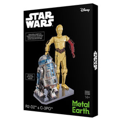 Star Wars R2-D2 and C-3PO Deluxe 3D Steel Model Kit Metal Earth (ONLINE ORDER ONLY)
